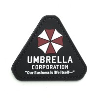 Шеврон Umbrella corporation треугольник черный