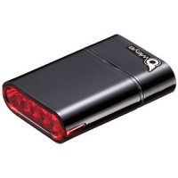 Фонарь велосипедный KAGAMI 5 RED LED, 60 LUMENS, USB зарядка (5R) MID