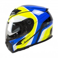 Шлем интеграл NITRO N2400 PIONEER (Black/Blue/Yellow/White)