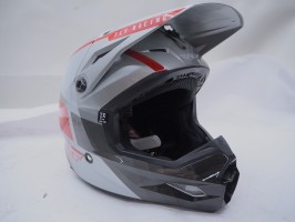 Шлем кроссовый FLY RACING KINETIC Drift серый/красный