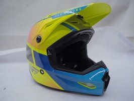 Шлем кроссовый FLY RACING KINETIC Drift желтый/серый