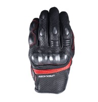 Мотоперчатки Five Sport City S/Carbon, черно-красные