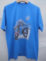 Футболка мужская хлопковая Yamaha R1 (синий)