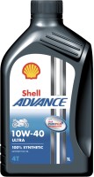 Мотор/Масло Shell 4Т Ultra 10W-40 Advance 1л