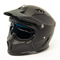 Шлем мотард GTX 690 #7 SOLID MATT BLACK