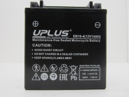 Аккумулятор мото Leoch UPLUS HP EB16-4, 14 Ач