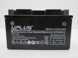 Аккумулятор мото Leoch UPLUS HP EB7B-4-1, 6,5 Ач