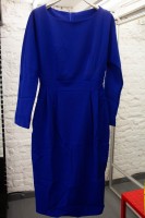 Платье Infantelia голубое с длинным рукавом