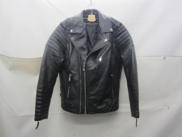 Куртка кожаная FianRO FR 1656 Black