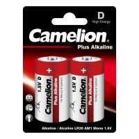 Батарейка алкалиновая Camelion Plus Alkaline D 1,5V упаковка 2 шт.