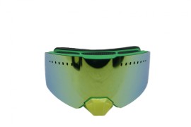 Очки Moto LYNX Radien goggles реплика снегоходные/ ATV зимние (быстросменная линза) зеленые