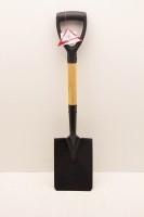 Лопата саперная с деревянным черенком и ручкой, совковая ARNEZI R9190103