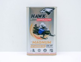Масло моторное Hawk moto Magnum 4T MOTO SAE 0W-40 SJ 1L 00-00000233