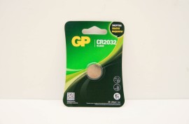 Батарейки литиевая GP GPCR2032-7CR1 Lithium CR2032 дисковые 3В 1шт