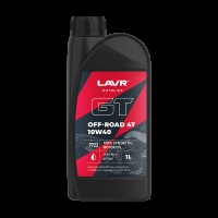 Моторное масло Lavr Moto GT OFF ROAD 4T 10W-40, 1 л Ln7723