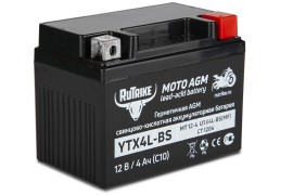 Аккумулятор Rutrike YTX4L-BS 12V/4Ah