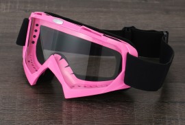 Очки кроссовые X600 Розовые, прозрачная линза