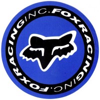 Наклейка (9х9) эмблема FOX