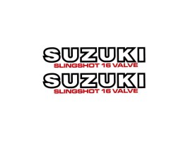 Наклейки (3шт) (6х22) Suzuki Singshot