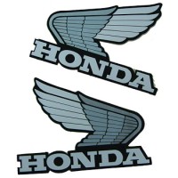 Наклейки (пара) (10х11) эмблемы Honda