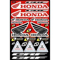 Наклейки набор (28х43) Honda