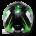 Шлем AFX FX-17 Stunt GREEN BLACK (14424145824053)