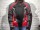 Куртка OSA текстильная черный/красный/серый (женская) (15658761071234)