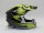 Шлем мото HIZER B6195 black/yellow (1563648034503)