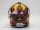 Шлем (мотард) Ataki JK802 Rampage коричневый/жёлтый глянцевый (15905059437156)
