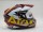 Шлем (мотард) Ataki JK802 Rampage коричневый/жёлтый глянцевый (15905059468442)