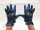 Перчатки кожаные Taichi RST355 black/blue (15917134220919)