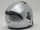 Шлем (открытый со стеклом) Ataki JK526 Solid серебристый глянцевый (16027574326804)