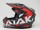 Шлем кроссовый Ataki JK801 Rampage красный/серый матовый (16081319881472)