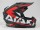 Шлем кроссовый Ataki JK801 Rampage красный/серый матовый (16081319897056)