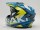 Шлем кроссовый Ataki JK801 Rampage синий/желтый глянцевый (16081323365411)