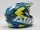Шлем кроссовый Ataki JK801 Rampage синий/желтый глянцевый (16081323374073)