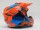 Шлем KIOSHI Holeshot 801 Оранжевый/синий (16122624671704)