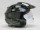 Шлем Cobra открытый со стеклом JK521 чёрно-зелёный (16248741479229)
