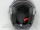 Шлем Cobra открытый со стеклом JK521 чёрно-зелёный (16248741704461)