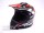 Шлем HIZER B6197 #3 black/red/white (16360985622945)