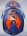 Шлем мотард ATAKI JK802 Rampage синий/красный глянцевый (16445956646477)