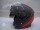 Шлем открытый со стеклом ATAKI JK526 Stripe чёрный/красный матовый (16456989057939)