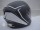 Шлем открытый со стеклом ATAKI JK526 Stripe чёрный/белый матовый (16456991037137)