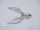 Эмблема на крыло Орел (металл, хром) (16484638997034)