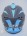 Шлем кроссовый GTX 633 #4 BLACK/BLUE (16515912300915)