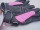 Перчатки мото HIZER CE-4383 (кожа/текстиль) детские Black/Pink (16515885874214)