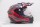 Шлем мотард HIZER B6196-1 #4 Black/Red (16595204128245)
