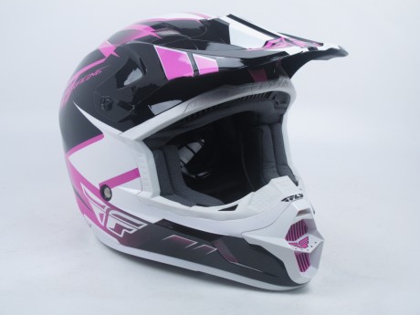 Шлем (кроссовый) Fly Racing KINETIC IMPULSE розовый/черный/белый глянцевый (15071311340349)