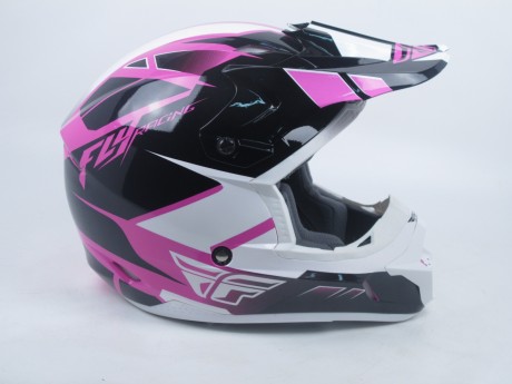 Шлем (кроссовый) Fly Racing KINETIC IMPULSE розовый/черный/белый глянцевый (15071311348143)