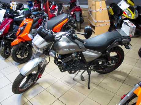 Мотоцикл Zontes Tiger ZT125-3A серый (14976202616296)